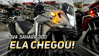 CHEGARAM 🤩 Nova Sahara 300 Adventure e Rally  Conheça as diferenças e os preços [upl. by Omissam314]