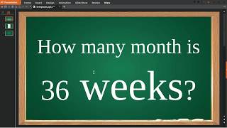 ✅ How many month is 36 weeks [upl. by Aveneg]