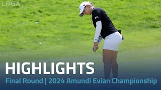 Final Round Highlights  2024 Amundi Evian Championship [upl. by Murat369]