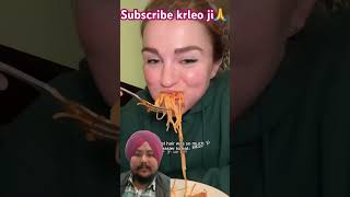 pasta pastachallenge food italianfoodie mukbang italianfoodlover spaghetti rynottolaugh 😂😂 [upl. by Assert]