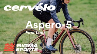 Cervelo Aspero5 Gravel Bike First Look  Sigma Sports [upl. by Esiralc85]