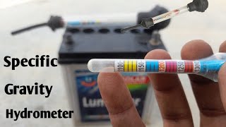 बैटरी की ग्रेविटी कैसे चेक करें  how to check gravity of battery  specific gravity of battery [upl. by Eirojram137]