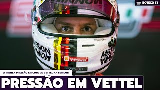 A PRESSÃO sobre SEBASTIAN VETTEL na FERRARI 🏎👀🤔 [upl. by Nerad27]