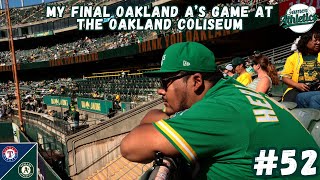 My Final Oakland A’s Game At The Oakland Coliseum [upl. by Chang]