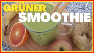 ✅GRÜNER SMOOTHIE REZEPT✅ Gesunder Smoothie selber machen  Green Smoothie mit Avocado und Banane [upl. by Beeson]