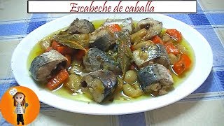 Escabeche de caballa  Receta de Cocina en Familia [upl. by Pepito]