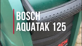 UNFASSBAR GUTE LEISTUNG vom Bosch Aquatak 125 Hochdruckreiniger in Verbindung mit einer IBC Tonne [upl. by Sillig916]