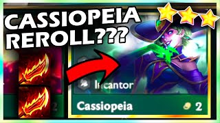 CASSIOPEIA REROLL  EASY TOP 4 after Highrolling 3 Star  TFT SET 12 [upl. by Amikan543]