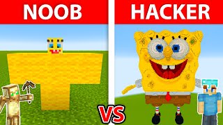 NOOB vs HACKER Jag Fuskade I Ett SVAMPBOB Build Battle [upl. by Akessej]