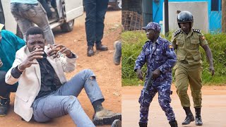 VIDEO BOBI WINE APIGWA RISASI MGUUNI NA POLISI APELEKWA HOSPITALI WAFUASI WAKE WAWAKA [upl. by Readus]