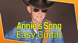 Annies Song Guitar Lesson  a quick guide to the intro [upl. by Enneirdna184]