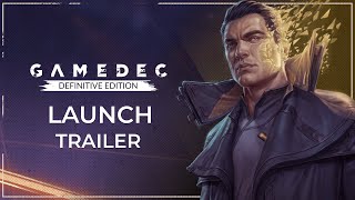 Gamedec  Definitive Edition  Launch Trailer [upl. by Arias]