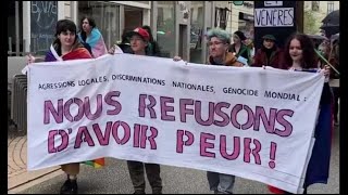 VIDÉO Poitiers  une Marche des fiertés quotpour montrer quon existequot [upl. by Enomes]