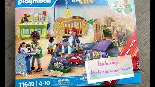 Playmobil  Unboxing Krabbelgruppe 71649 [upl. by Ainessey]