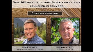 New 42 Million Luxury Black Swift Lodge Launched In Canmore [upl. by Hutchings953]