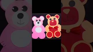 How to make easy teddy bears  amazing teddy bear making at homeDIY paper teddy bearsdiyteddybear [upl. by Yrruc]