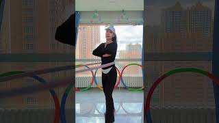 Hula hooping is easy to learn and use Spin the hula hoop to easily get rid of your big belly an [upl. by Yoj]