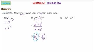 Grade 8 maths Indices subtopic 2  notes [upl. by Lindbom]