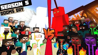 HEROBRINE BROS SEASON 5 FULL EPISODE DOOMS DAY THE MOVIE  Minecraft Animations [upl. by Oterol824]