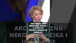 Mila Alečković  Ako Srbin zna nekoliko jezika i u svetu se probio odmah je sumnjiv Dokle tako [upl. by Ynabe189]