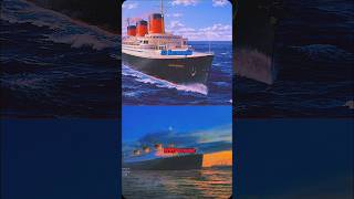 SS Normandie vs RMMV Oceanic [upl. by Gollin756]