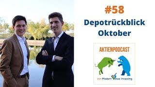 Depotrückblick Oktober  Aktienpodcast [upl. by Lewej]