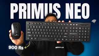 Best Wireless Keyboard and Mouse Under 1000 Rs Amkette Primus Neo Review [upl. by Goody624]