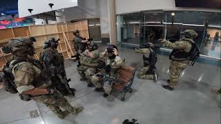 Operation Flamingo 2024 Airsoft event in Primm NV shopping mall by Operation Lion Claws [upl. by Alleoj]