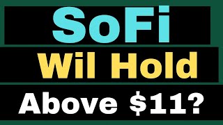 SoFi Stock Update Will It Hold Above 11  sofi stock analysis [upl. by Peltz]