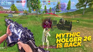 MYTHIC HOLGER 26 is BACK 😍  SOLO VS SQUAD in LEGENDARY RANK  CODM [upl. by Vinay]