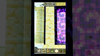 Minecraft Better Nether Portal minecraft shorts [upl. by Carmela168]