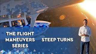 Flight Maneuver Series  Steep Turns  MzeroA Flight Training [upl. by Issie]