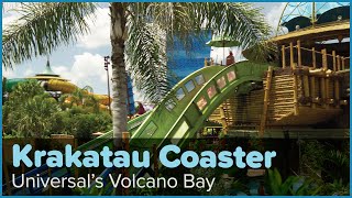 Krakatau Aqua Coaster 4K POV  Universal’s Volcano Bay Universal Orlando Resort [upl. by Enilkcaj785]