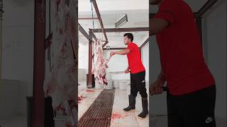 best goat cutting skills work😱 amazing best viralshorts goat processing video [upl. by Berkow570]