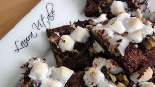 Rocky Road Brownie Bars  Recipe by Laura Vitale  Laura in the Kitchen Episode 183 [upl. by Einatsed]