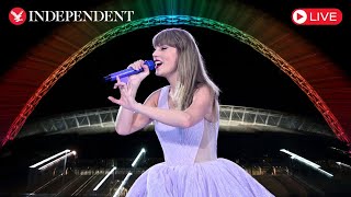 Live Taylor Swift fans gather outside Wembley Stadium for first show since foiled terrorism plot [upl. by Anidualc]