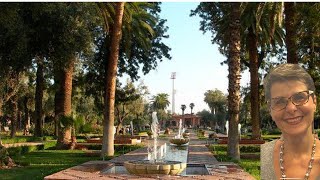 IL BELLISSIMO PARCO EL HARTI NEL CUORE PULSANTE DI GUELIZ LA PARTE MODERNA DI MARRAKECH [upl. by Rednirah]