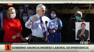 Piñera anuncia extensión del IFE Universal y un nuevo quotIFE Laboralquot [upl. by Guy]