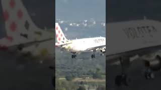 Volotea Airlines A319 Landed in Barcelona Spain [upl. by Amuh]