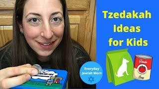 Tzedakah Ideas For Kids  Teaching Charitable Giving  PJ Library Tzedakah Box [upl. by Tegan338]