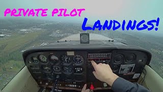 Private Pilot Landings  How To Land  Cessna 172 [upl. by Seagraves]