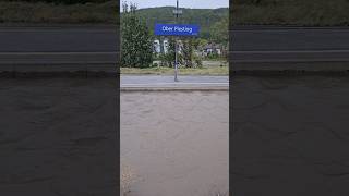 Hochwasser  Zugverkehr eingestellt ‼️⛈️ shorts [upl. by Ttennej]