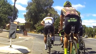 Climbing Willunga Hill with Peter Sagan Power Overlay [upl. by Tullusus96]