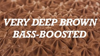 VERY Deep Brown Noise with Boosted Bass Like Sleeping on a Big Jetliner Subwoofer Approved [upl. by Orren]