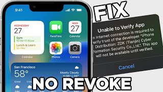 NEW How to Fix Revoked Apps on iOS  AntiRevoke for iPhone and iPad [upl. by Ahsenar]