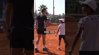 Find your sweet spot for a killer backhand 🎯 tennis backhand tennislove [upl. by Conway]