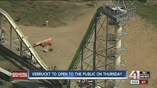 VERRUCKT Worlds Tallest Water Slide Set to Open [upl. by Notnef]