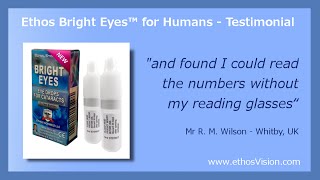 Best Eye Drops For Watery Eyes amp Cataracts  Testimonial Review Video [upl. by Bricker976]