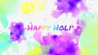 Premiere Pro Template Colorful Holi Opener [upl. by Gavin640]