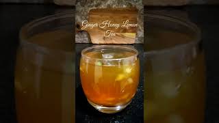 Ginger Honey Lemon Tea☕ Healthy Drinks Recipe [upl. by Dodson]